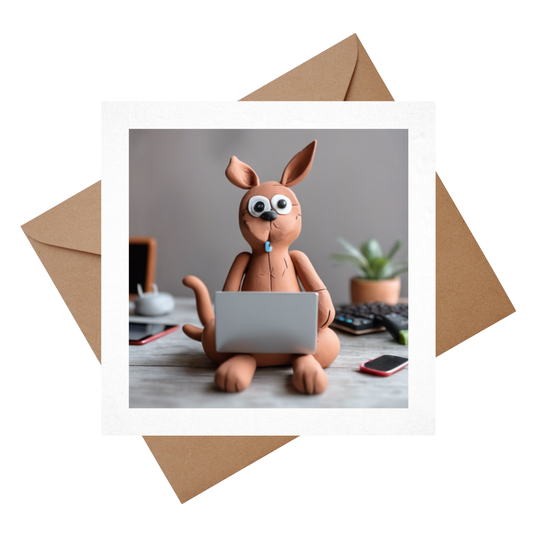 Custom AI Greeting Cards - Pack of 10