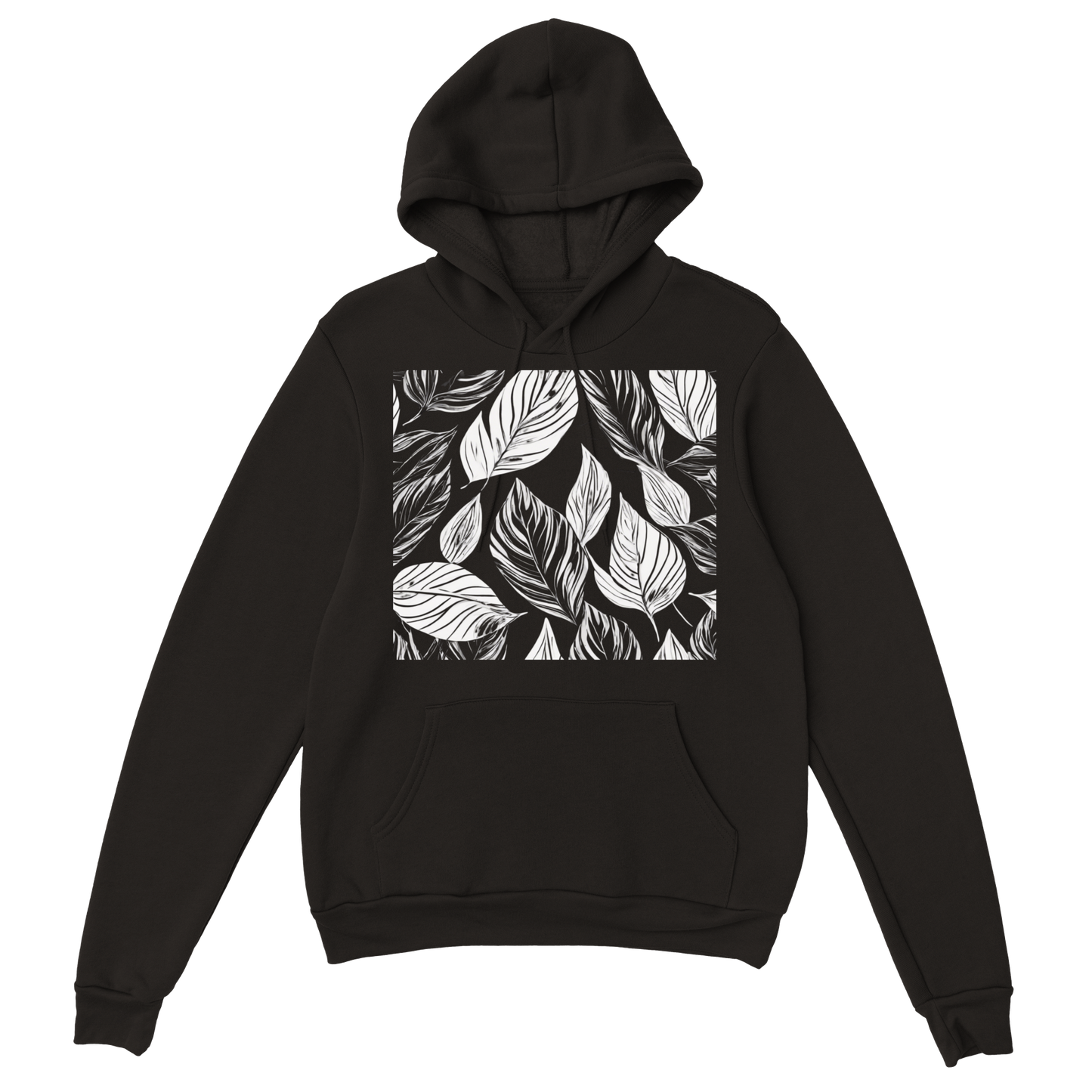 Leaf pattern Unisex Pullover Hoodie