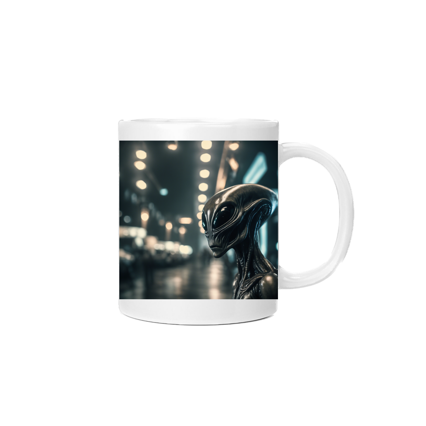 Alien White 11oz Ceramic Mug