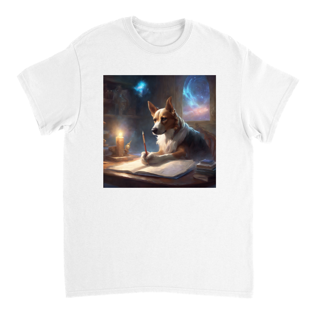 Plane T-Shirt Dog at work