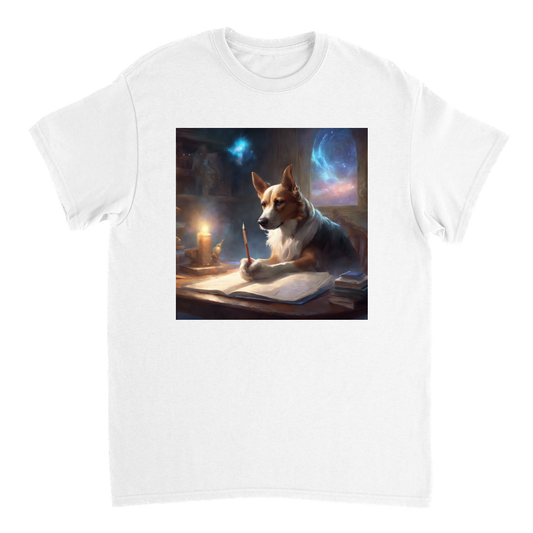 Plane T-Shirt Dog at work