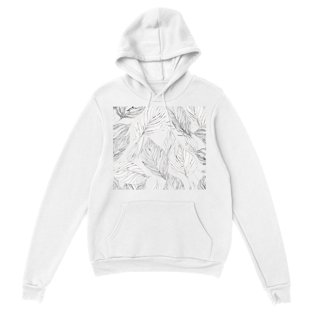 Leaf pattern Unisex Pullover Hoodie